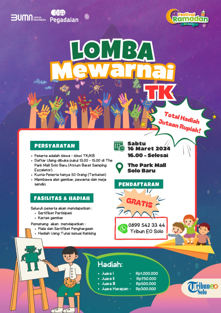 Festival Ramadhan Pegadaian - Lomba Mewarnai Anak
