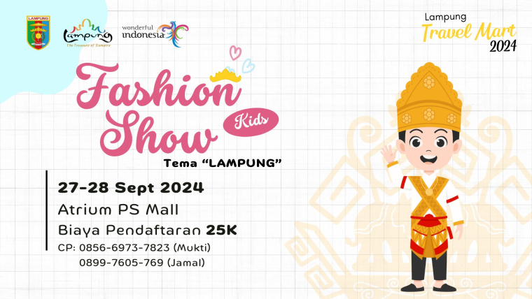 Singing & Fashion Show Competition - Lampung Travel Mart 2024