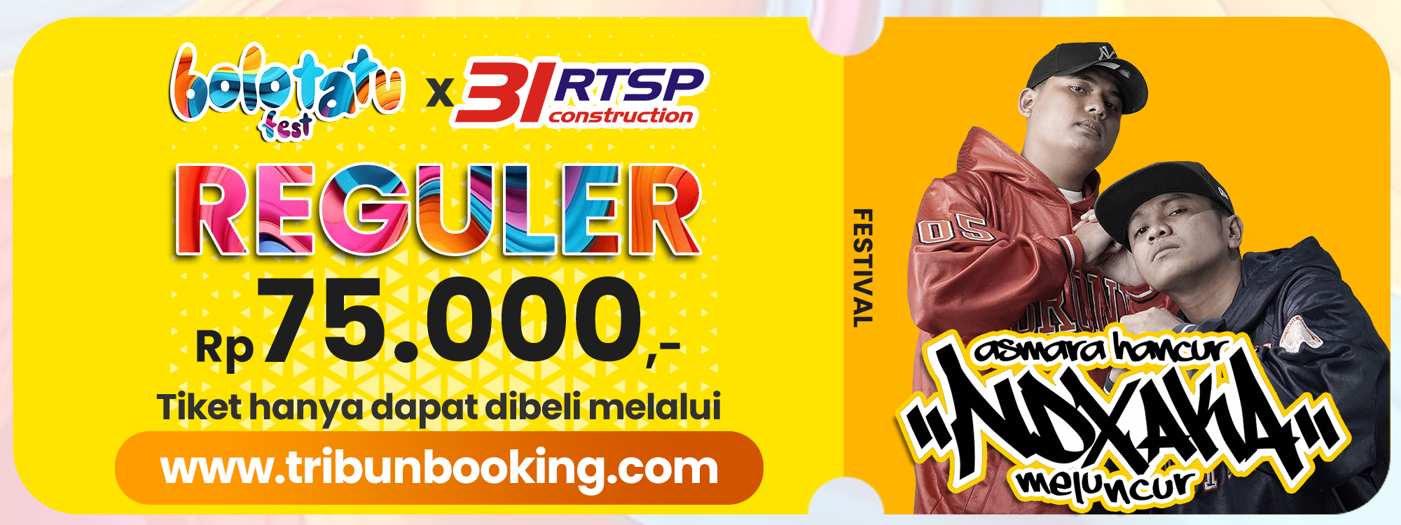 KONSER MUSIK NDX AKA BOLOTATU FEST LAMPUNG