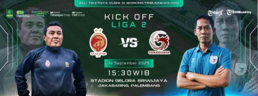 TIKET LAGA HOME SRIWIJAYA FC VS GARUDAYAKSA FC