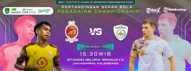 TIKET LAGA HOME SRIWIJAYA FC VS PERSIKAD