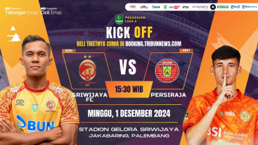 TIKET LAGA HOME SRIWIJAYA FC VS PERSIRAJA