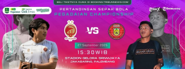 TIKET LAGA HOME Sriwijaya FC VS Persiraja Banda Aceh